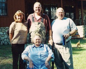 Bertha Mae Byrd Roberts with her three children; Deborah, Gary and David; all products and beneficiaries of God's great grace often applied through Bertha's grit and gumption.